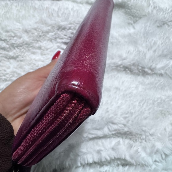 Chanel Red Leather Wallet - Picture 3 of 9